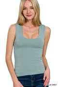 Zenana Double Layered Tank Top