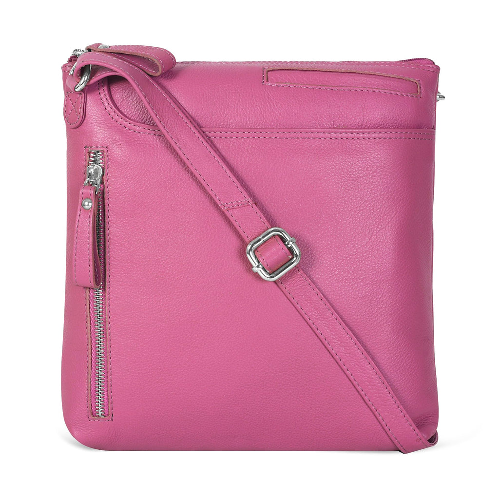Leather Crossbody Bags for Women - Ladies Sling Handbags - Medium Cross body Purses Handbags - Purses For Women