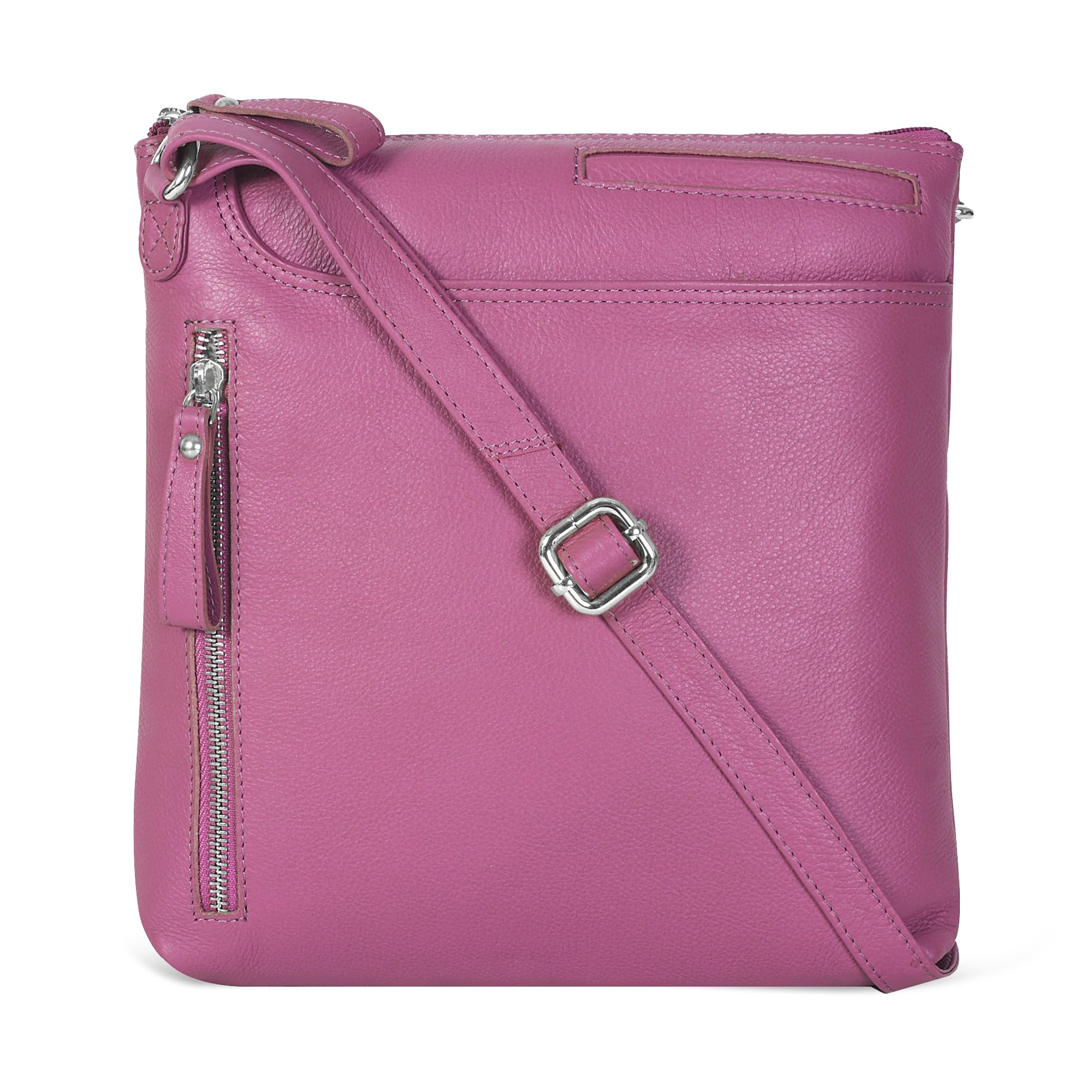 Leather Crossbody Bags for Women - Ladies Sling Handbags - Medium Cross body Purses Handbags - Purses For Women