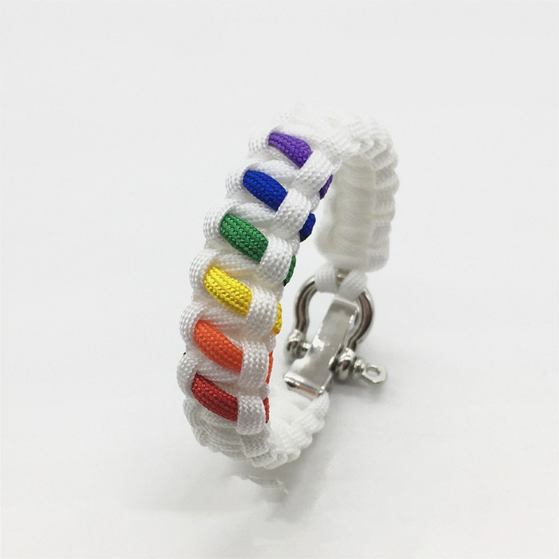New Seven-Core Paracord Survival Bracelet with Alloy Clasp