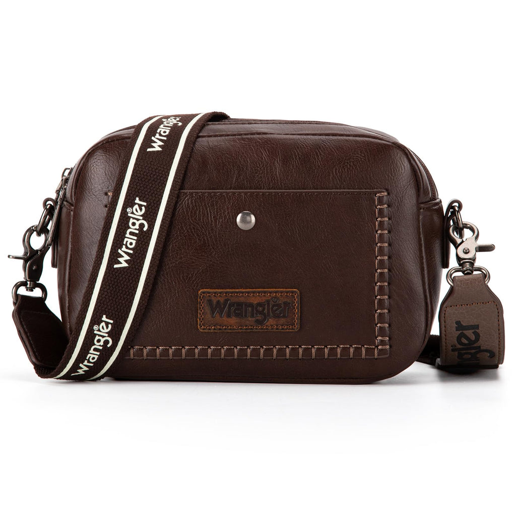 Wrangler Crossbody Bag for Women Camera Purse with Wide Strap WG90-819CF