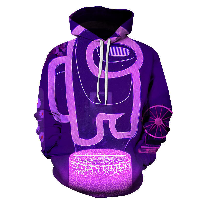 "New Fashion Among Us Hoodie with 3D Digital Print"