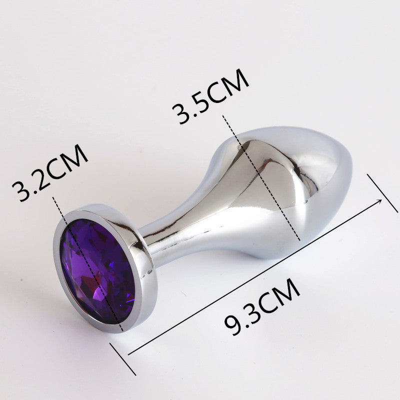 New Bullet Metal Anal Plug for Couples' Pleasure