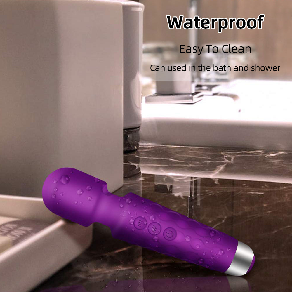 Waterproof Vibrating Massage Wand and Massager