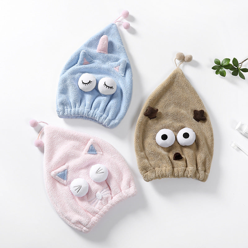 Cartoon Hair Dryer Hat for Women
