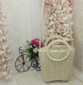 Woven Grass Bag, Clutch, and Crossbody Bag