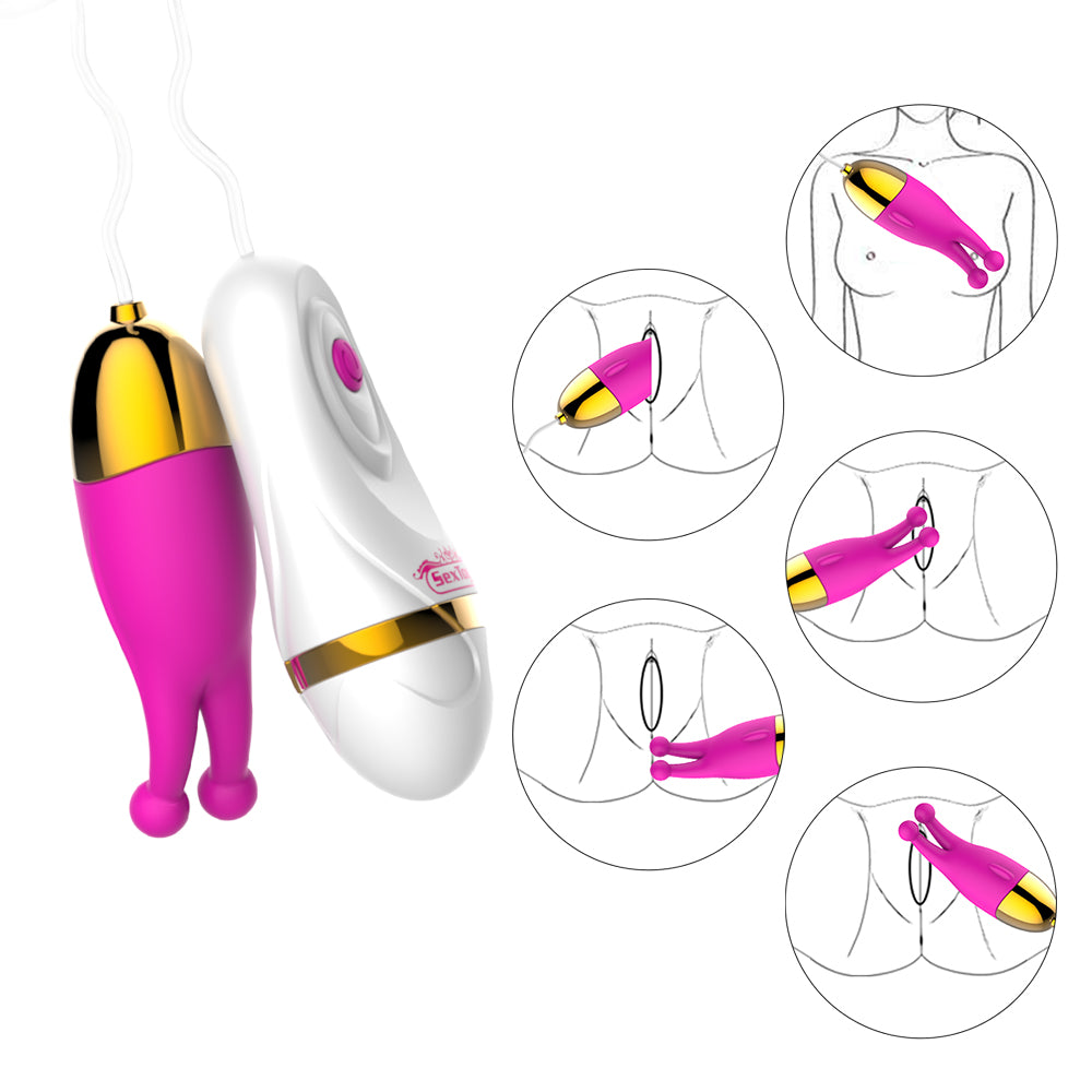 USB Rechargeable Silicone Vibrating Egg for Women