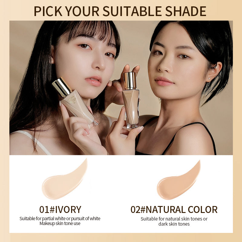 Waterproof Oil-Free Matte Liquid Foundation - Full Coverage