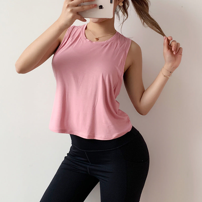 New Women's Sleeveless Workout Tank Top for Yoga & Running