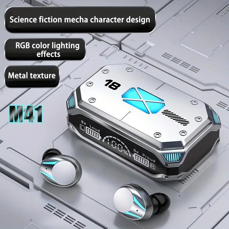 M41 TWS Wireless Touch Control Noise Reduction Earbuds