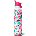 Swig Life 20oz Insulated Water Bottle Travel Water Bottle with Straw and Lid Cup Holder Friendly Water Bottles Stainless Steel Water Bottle 20 oz Tumbler Reusable Water Bottle (Party Animal)