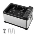 Sous Vide Cooker, 800W Sous-Vide Machine, Suveed Cooking Machine with LED Digital Display, Glass Lid, Precise Temperature & Timer Control, for Family & Friends, All-in-One Sous Vide Pot