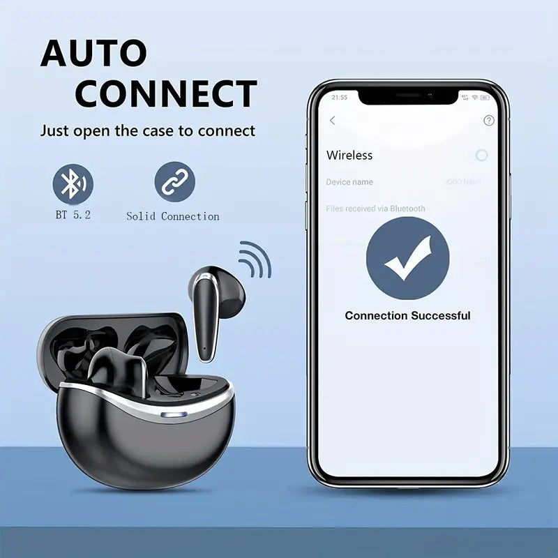 TWS In-Ear Wireless Sports Headset with Noise Reduction