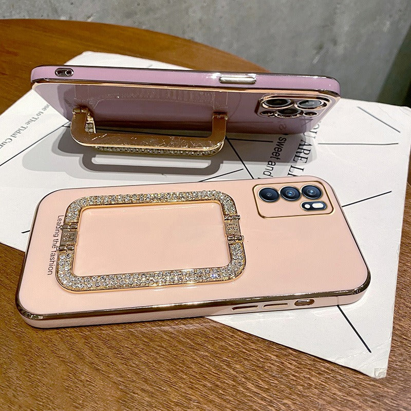 OPPO Mobile Phone Case with 3D Electroplating Bracket