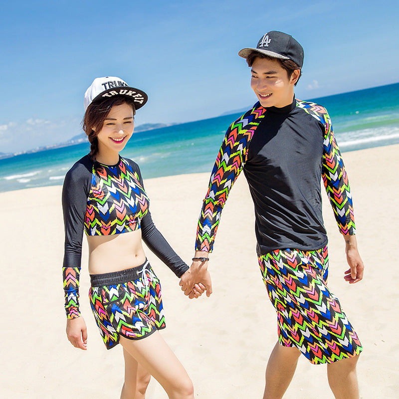 New Couple Beach Set - Women's Bikini and Swimwear