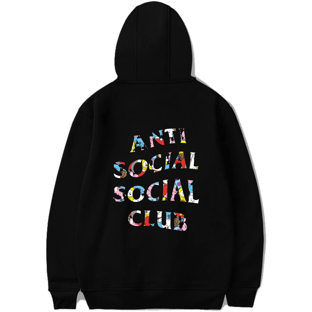 BTS Cartoon Style Hoodie and Merchandise Hoodie