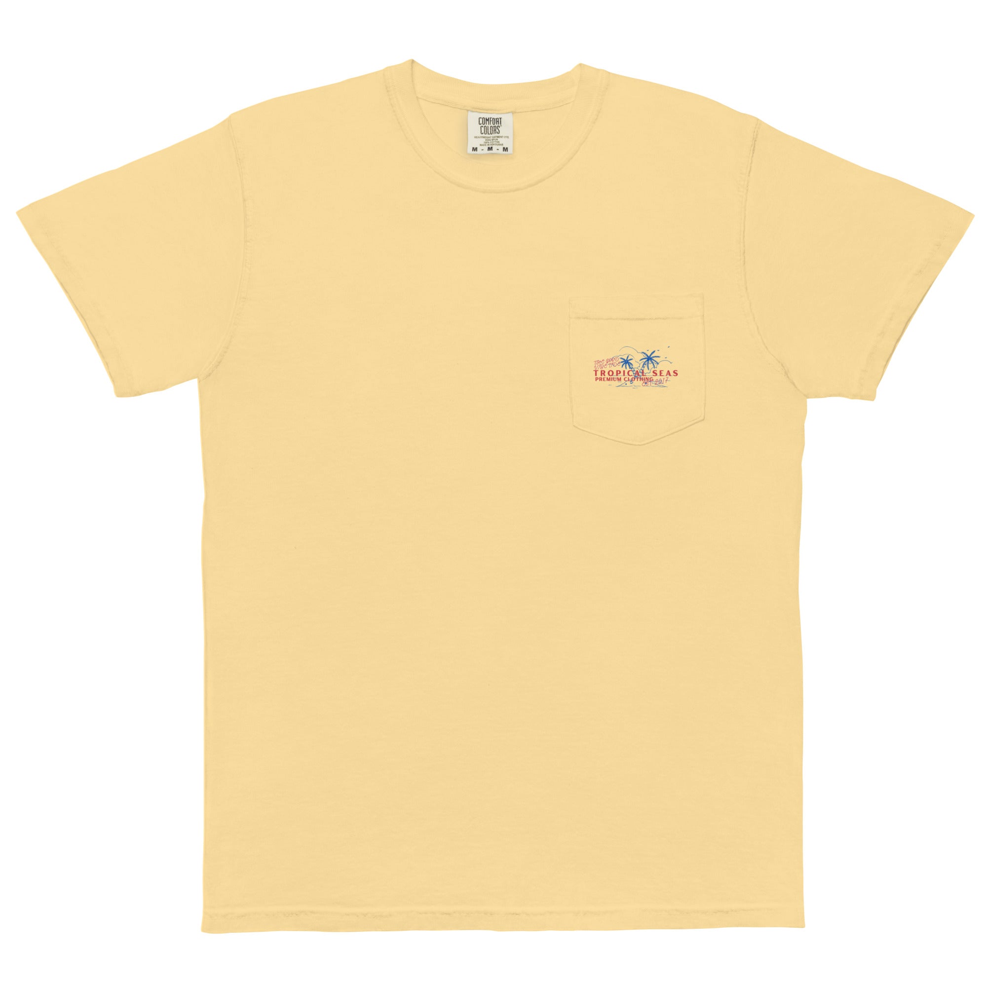 Tropical 4th of July Pocket T-shirt