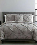 Vcny Home Carmen 3-PC. Ruched Queen Duvet Cover Set Bedding