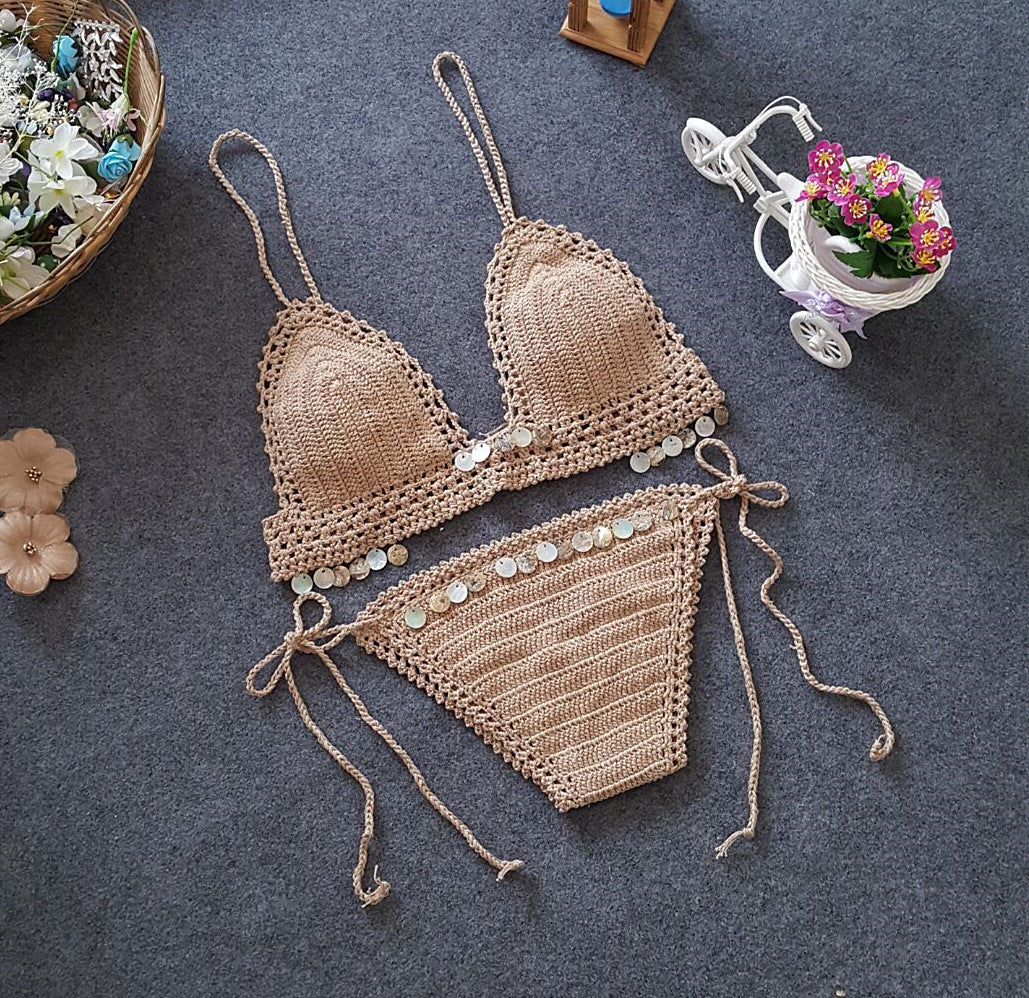 New Women's Bikini Swimsuit Set with Mermaid Design