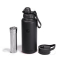 Vesmoon Vessence Tea Infuser Bottle 32 Oz - Insulated Water Bottle for Loose Leaf Tea | Fruit Infuser Water Bottle | Tea Infuser Water Bottle with Straw Lid & Chug Lid | Leak Proof Water Bottle