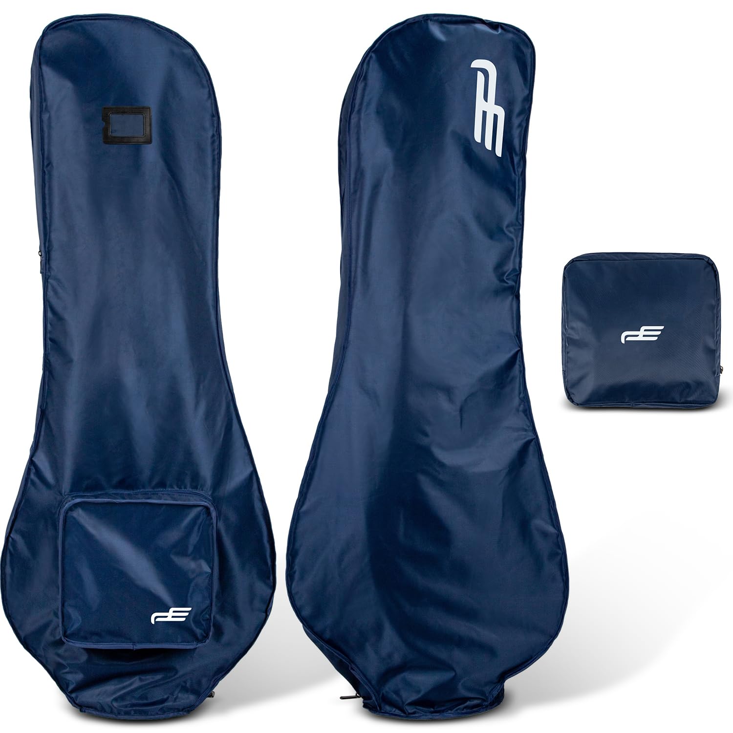 PLAYEAGLE Golf Bag Rain Cover 300D PVC Waterproof Cover for Golf Club Bag Durabale Lightweight and Easy to Maneuver (Navy)