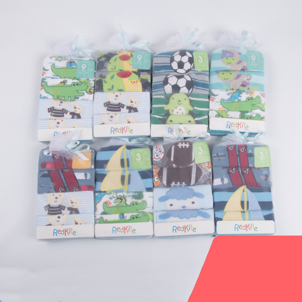 Redkite Baby Cotton Cartoon Short Sleeve Set