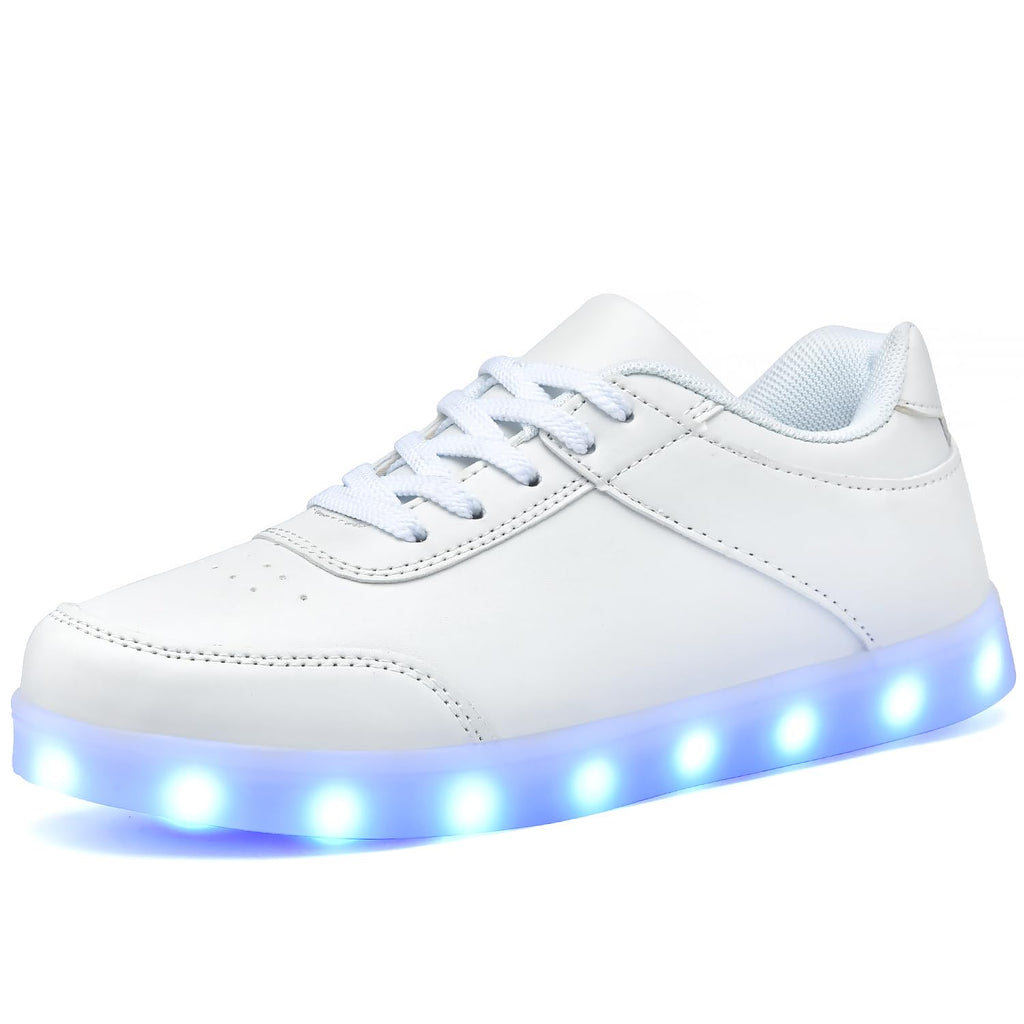 JEVRITE Unisex Light Up Shoes LED Shoes USB Charging High Top for Women Men Sneakers Couples Shoes DBWH37