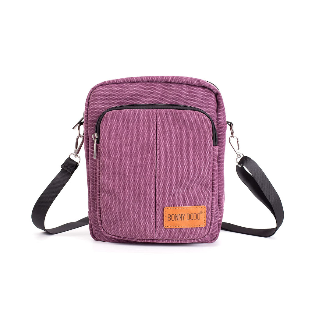 Small Casual Canvas Messenger Bags Lightweight Crossbody Travel Purse Shoulder Bags for Women Men Canvas Side Bag for Men