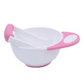 Beatifufu 1 Hand Masher for Baby Food Masher Bowl Potato Crusher Kitchen and Pestle Baby Food Presser Complementary Food Bowls for Baby Food Child Conditioner Manual Pink