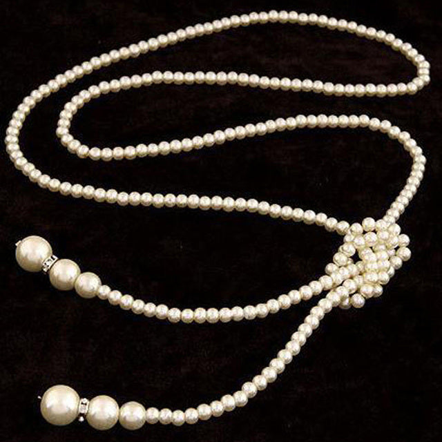 Versatile Women's Double Layer Pearl Necklace for Daily Wear