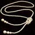 Versatile Women's Double Layer Pearl Necklace for Daily Wear