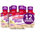 SlimFast Advanced Nutrition Shake – Ready To Drink Meal Replacement – 20g of Protein – 11 Fl. Oz. Bottle – 12 Count - Pantry Friendly Vanilla Cream 4 Count (Pack of 3) 132 Fl Oz (Pack of 12)