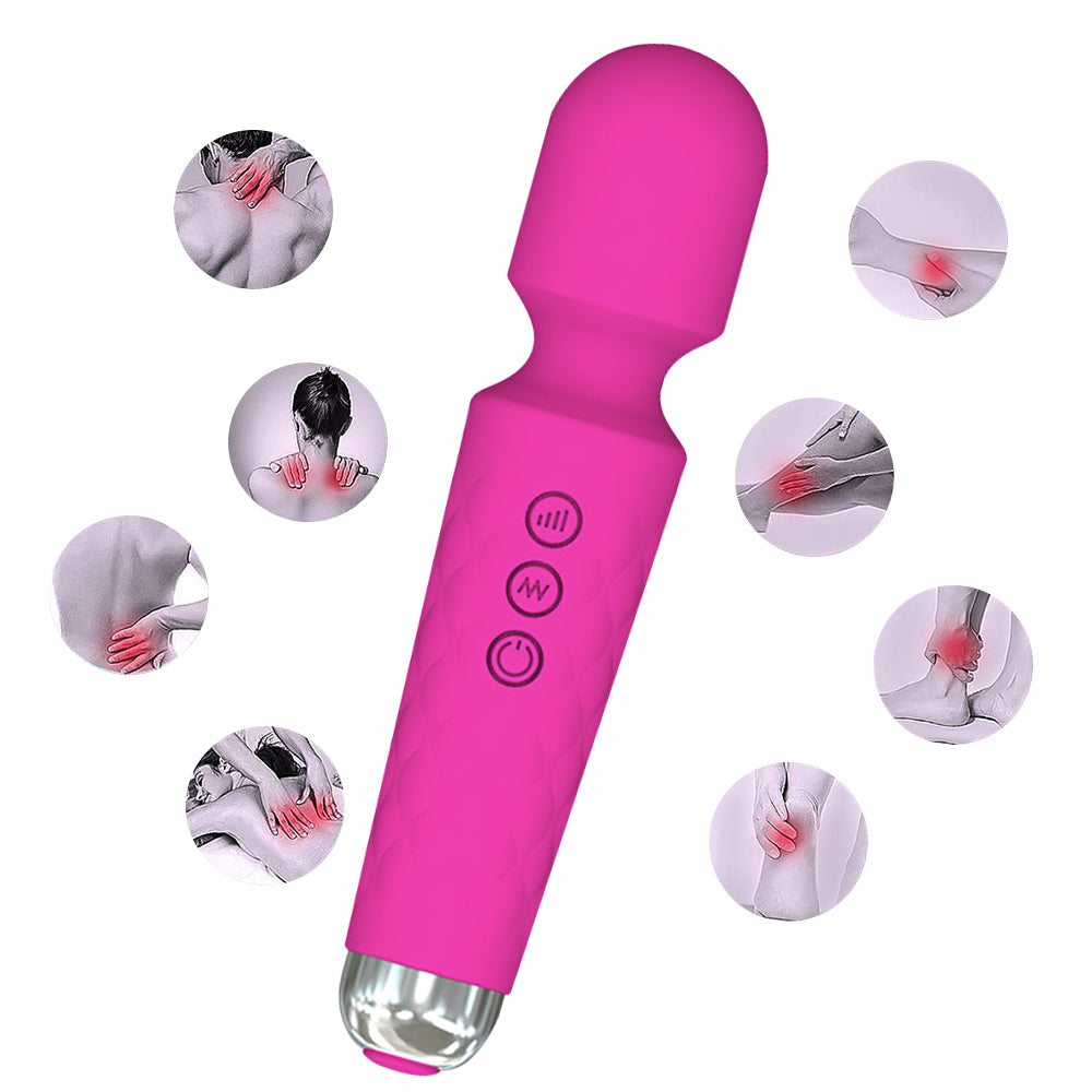 Waterproof Vibrating Massage Wand and Massager