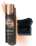 LUMINESS Spray Airbrush Foundation Makeup Shade 050 - Medium Warm Full Coverage Foundation for Face Neck & Body - Water-Based Concealer for Seamless Blending Natural-Looking Finish 2.36 fl oz
