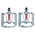 Bicycle pedal Flat Bike Pedals Road 3 Seal Bearings Mountain Bike aluminum Wide Platform Mountain Bike Pedals Flat Bicycle Pedals Lightweight Road Bike Pedals Fiber Sealed Bearing Flat Pedals