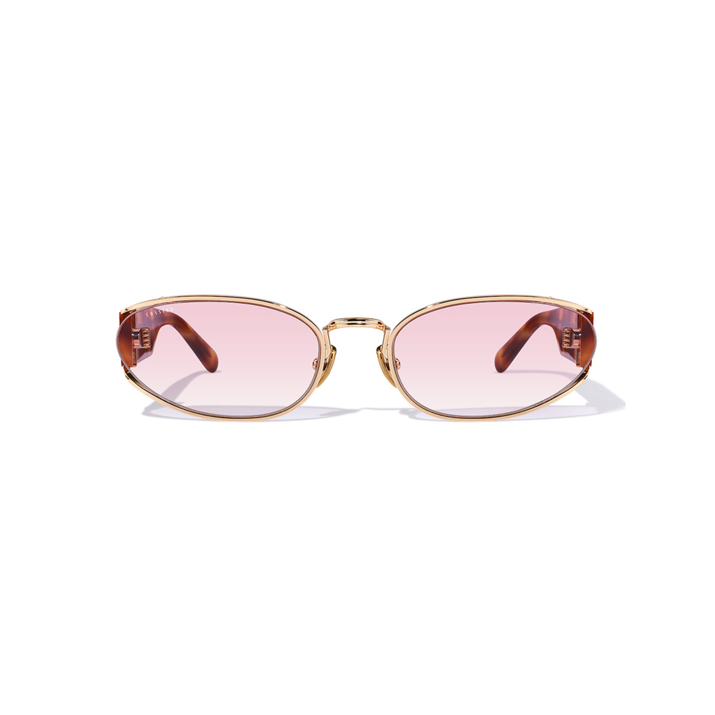 Bisou 60mm Oval Sunglasses | Pink Havana