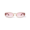 Bisou 60mm Oval Sunglasses | Pink Havana