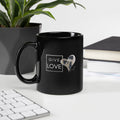 "Give Love" Ceramic Mug – Designed by Eliana Zeferino