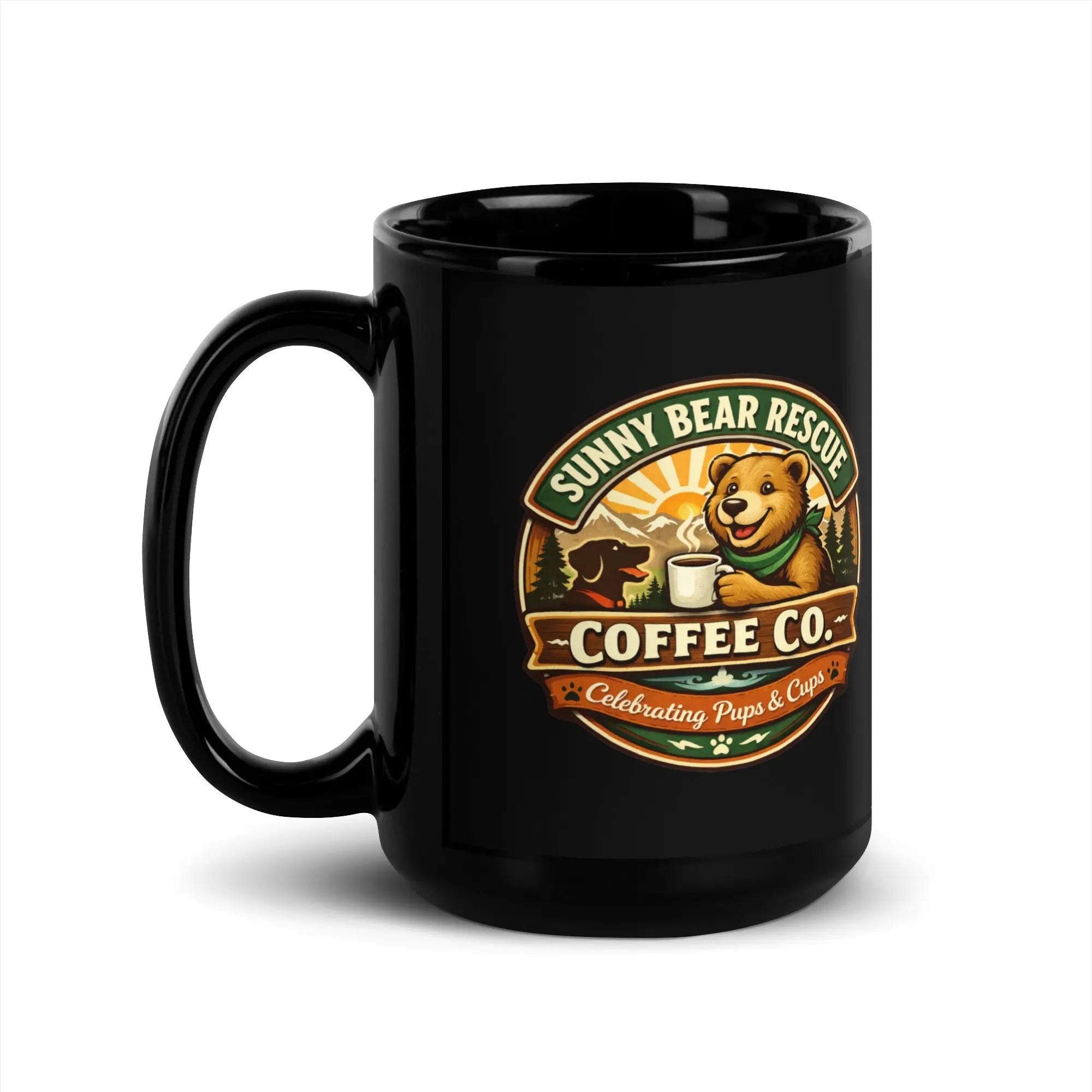 Black Glossy Mug