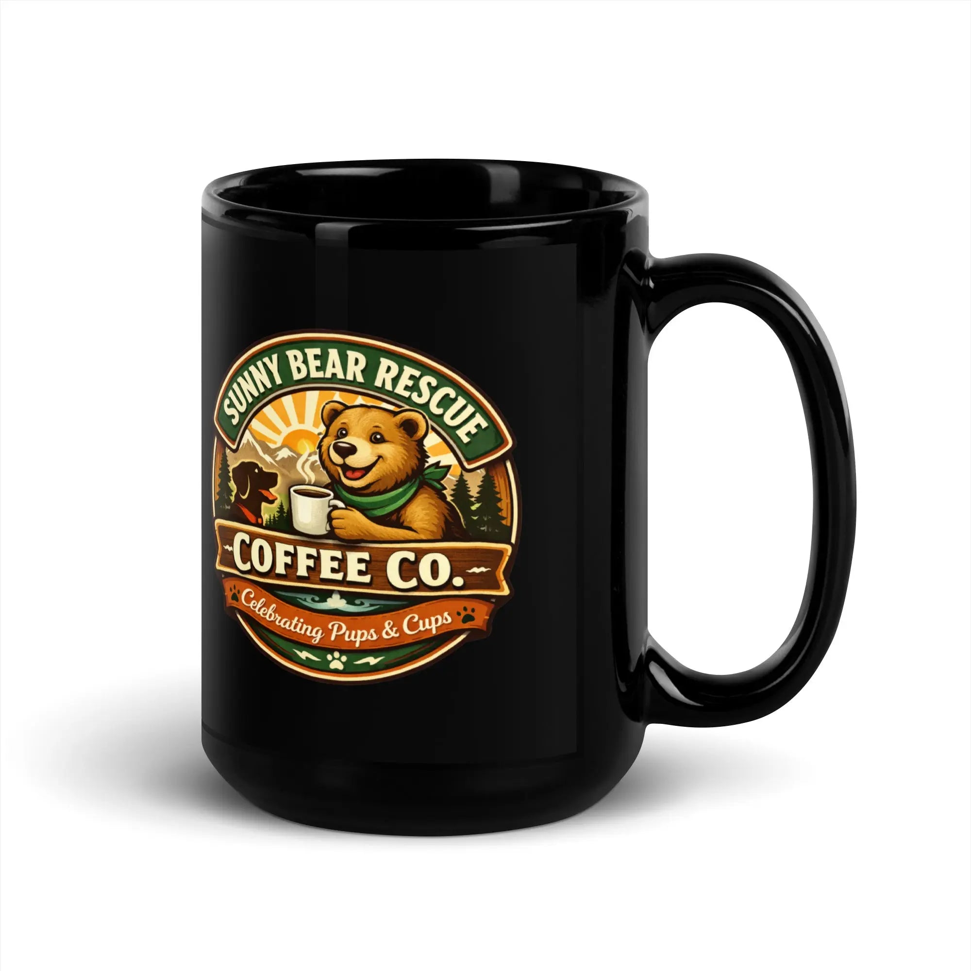 Black Glossy Mug