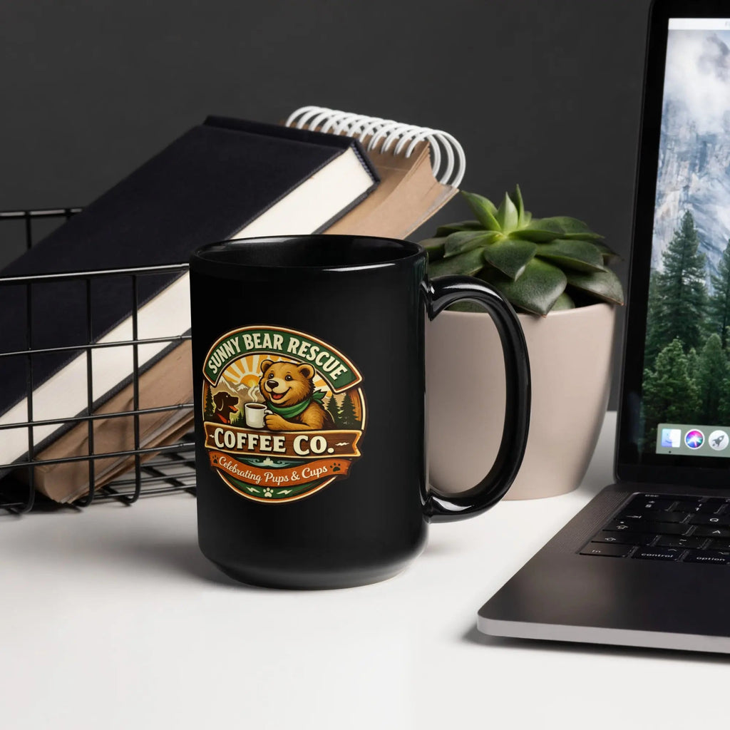 Black Glossy Mug