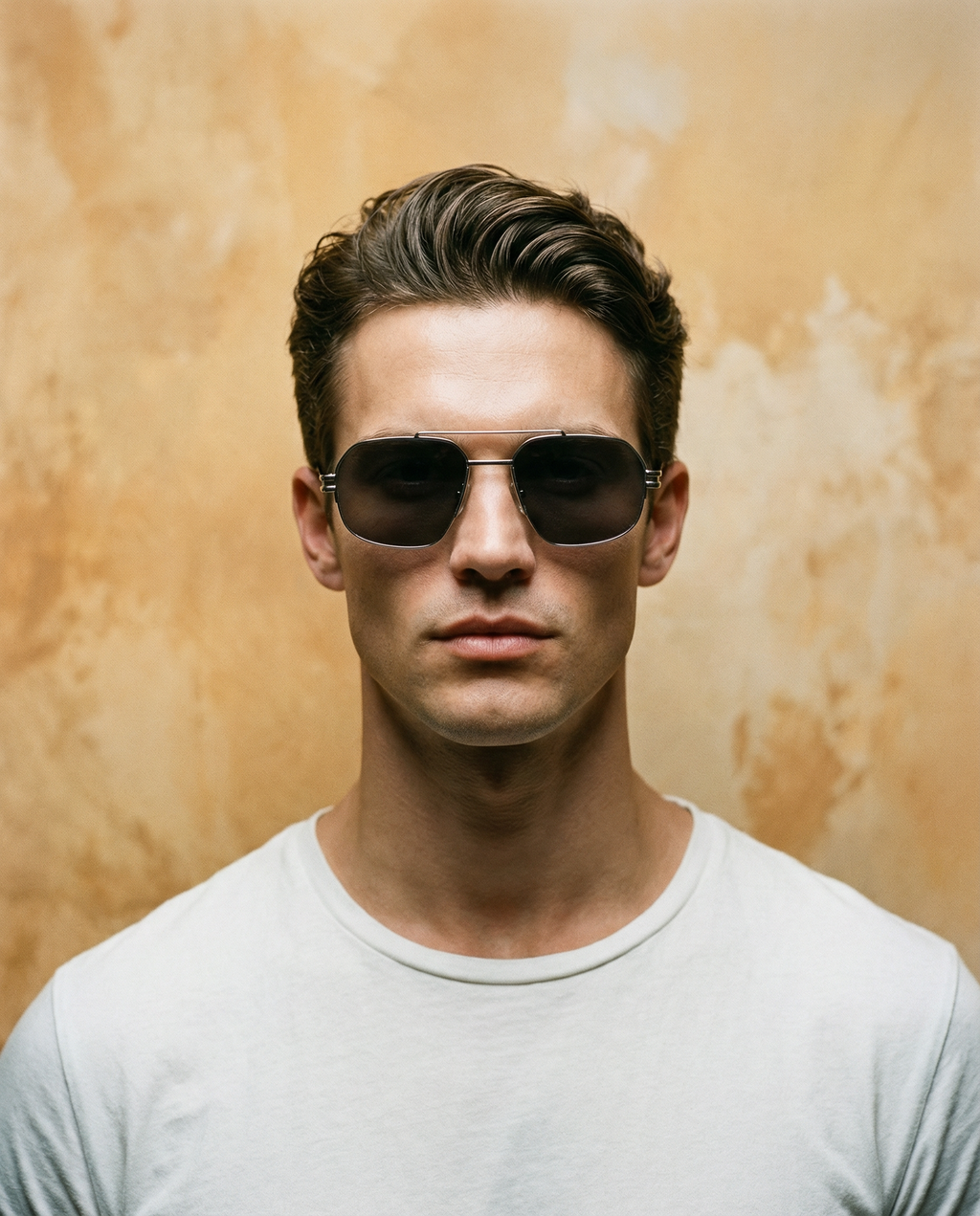 Bold Black 56mm Aviator Sunglasses | Black