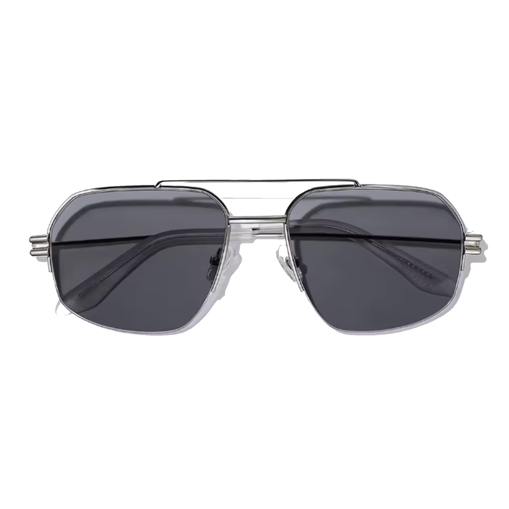 Bold Black 56mm Aviator Sunglasses | Black