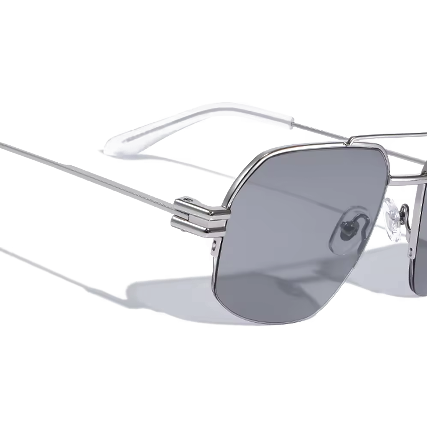 Bold Black 56mm Aviator Sunglasses | Black