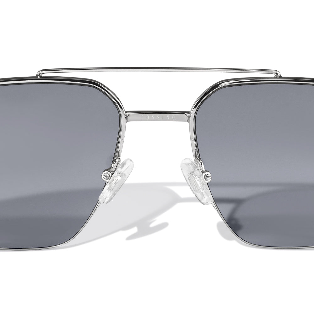Bold Black 56mm Aviator Sunglasses | Black