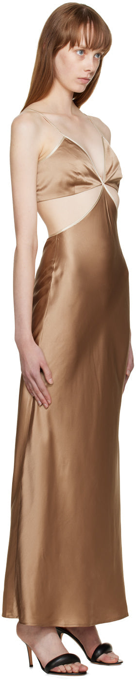 Reformation Poppies Silk Dress Croissant Size 10