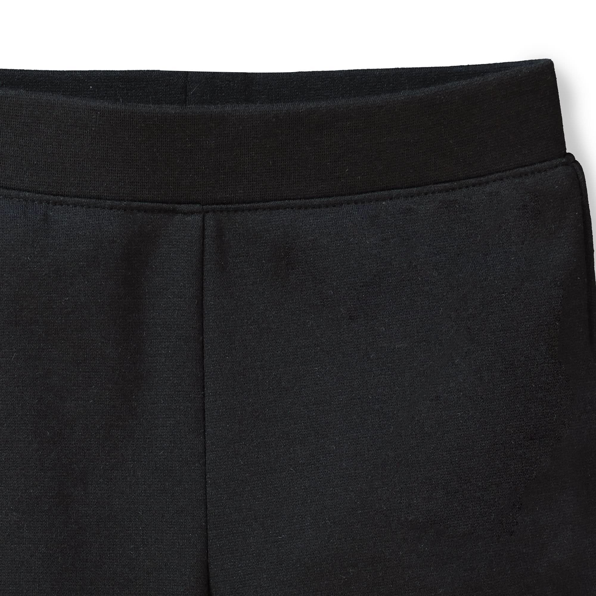 Button Cuff Ponte Pant Black - Baby