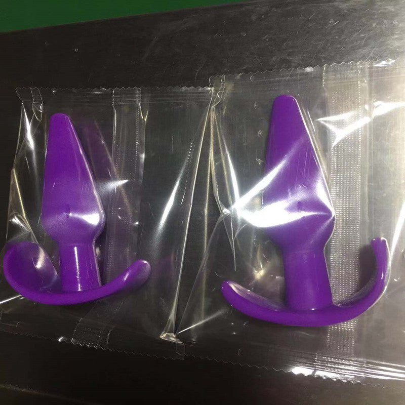 Silicone Anal Plug with Beads for Adult Pleasure