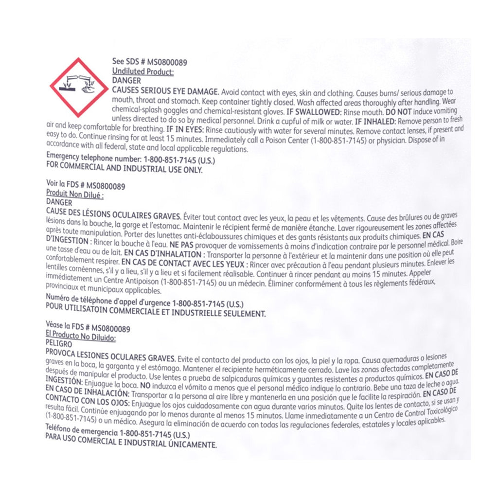 Laundry Detergent Diversey™ Clax® Master 100 1 gal. Jug Liquid Unscented 95751559