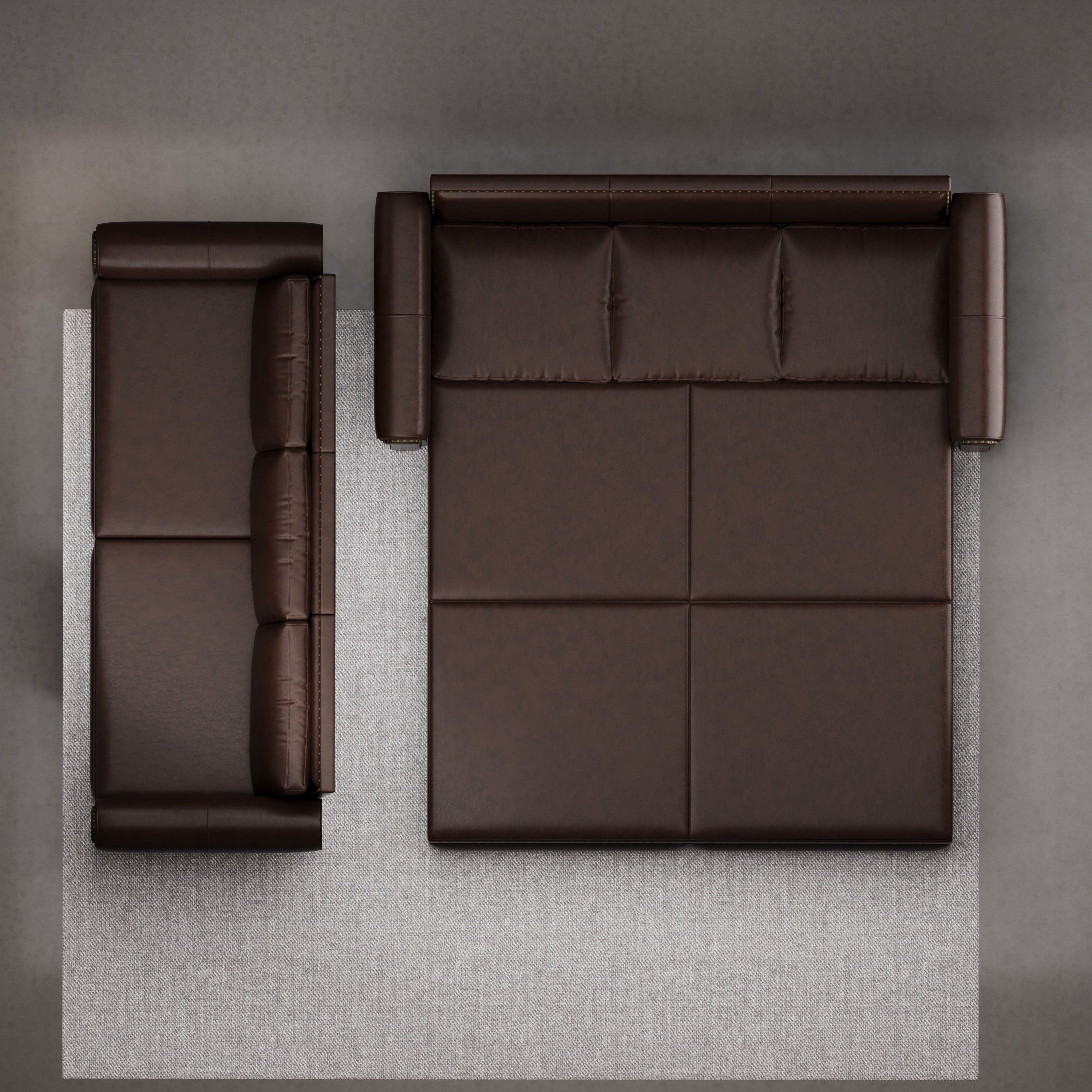93.7 ' Pull Out Sofa Bed, 3-in-1 Faux Leather Convertible Sleeper Sofa with Nailhead Trim & Rolled Arm,Multi-Functional Sofa Bed for Living Room,Bedroom,Apartment,Office